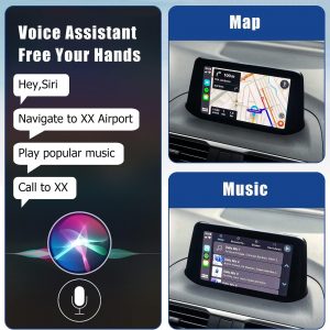 Kit de Adaptación Inalámbrica CarPlay para Mazda, Concentrador USB OEM TK78-66-9U0C que se Adapta al Sistema MZD Connect Compatible con Mazda 2/3/6/CX3/CX5/CX9/MX5 2014-2020 (Solo Compatible con