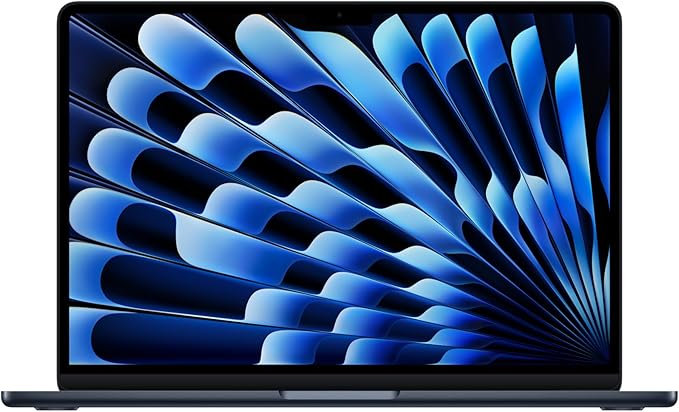 Apple 2025 MacBook Air 13-inch Laptop with M4 chip: Built for Apple Intelligence, 13.6" Liquid Retina Display, 16GB Unified Memory, 256GB SSD Storage, 12MP Center Stage Camera, Touch ID, Midnight