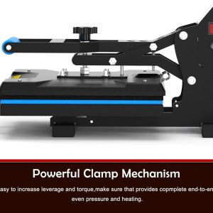 Delclynee 15" x 15" High Pressure Heat Press Machine for T Shirts, Industrial-Quality Digital Sublimation Printer for Heat Transfer Vinyl