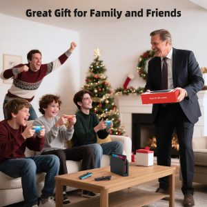 Switch 2 Accessories, Bundle Case for Nintendo Switch 2 (2025), MENEEA 20-IN-1 Kits: Carrying Case, Controller Charger Dock, Grips for Joy Con,Steering Wheels for Mario Kart,Protective Cover for Controller Console for Switch 2 (Black)