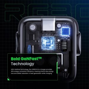 UGREEN Uno - Bloque de cargador USB C de 30 W, cargador rápido compacto robot GaN para iPhone 17, regalos para mujeres y hombres, compatible con iPhone 17/16/15, Galaxy S25/S24/S23, Pixel 10/9/8, iPad