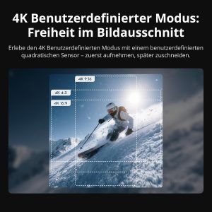 DJI Osmo Action 6 Combo mejorado, cámara de acción con sensor cuadrado de 1/1.1 ″, apertura variable de f/2.0–f/4.0, duración de batería extendida con 2 baterías, cámara de acción 8K para filmación