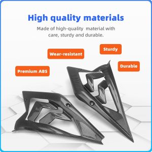 Kits de carrocería de fibra de carbono para moto CF MOTO 675SS, carenado lateral para CFMOTO 675SS 675SR 675SR-R, cubierta protectora del marco del cuerpo (Negro brillante)