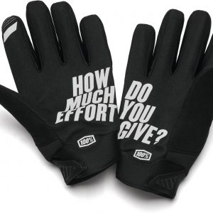 100% BRISKER Cold Weather Motocross & Mountain Bike Gloves - Warm Winter MTB & MX Powersport Racing Protective Gear