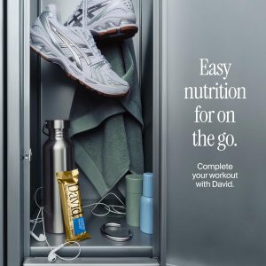 David High Protein Bars No Sugar - Sugar Free Protein Bars, Low Carb, Gluten Free - 28g of Protein, 150 Calories - David Bar On-The-Go Snack - Fudge Brownie Flavor, Pack of 12