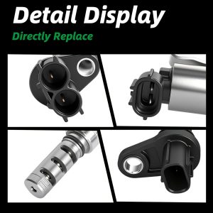 Variable Valve Timing VVT Solenoid, 2pcs Camshaft & Crankshaft Position Sensor, for Toyota Avalon Camry Corolla Matrix Prius RAV4 Sienna Venza 09-13,for Lexus CT200h ES300h 11-13