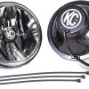 KC HiLiTES 42361 Gravity LED 7" DOT Headlight, Jeep TJ 97-06/H4 Universal - Pair Pack System