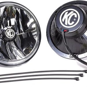 KC HiLiTES 42361 Gravity LED 7" DOT Headlight, Jeep TJ 97-06/H4 Universal - Pair Pack System