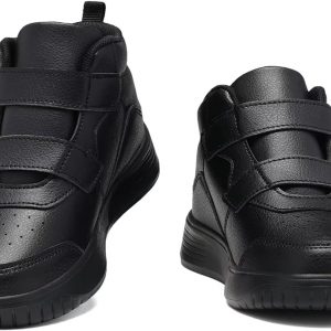 Zapatos deportivos para niños y niñas, de caña alta, casuales, ligeros, clásicos, con correa ajustable, doble gancho y bucles, zapatos para correr