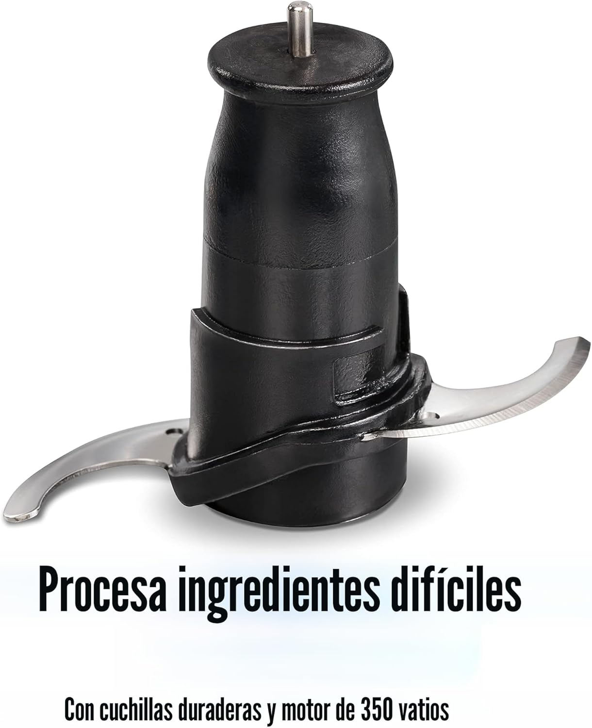 Hamilton Beach - Picador de verduras eléctrico y mini procesador de alimentos, 3 tazas, 350 vatios, para picar, cortar y hacer puré, negro (72850)