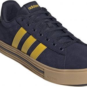 adidas Unisex Daily 4.0 Shoes Non Football Low Shoes, Legend Ink Utility Yellow Gum 3, 5
