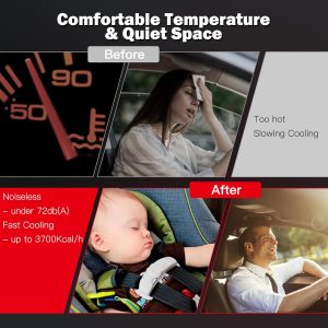 cciyu AC Compressor for Car for Toyota RAV4 2.5L 2009-2012 for Toyota Camry 2.5L 2012-2017 Air Conditioning Compressor with Clutch 6 Grooves 157367 158367