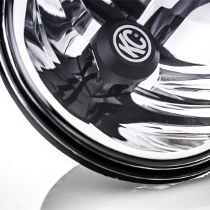 KC HiLiTES 42361 Gravity LED 7" DOT Headlight, Jeep TJ 97-06/H4 Universal - Pair Pack System