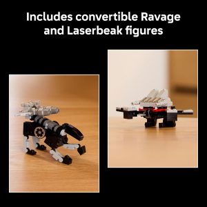 LEGO Icons Transformers: Soundwave - Building Set W/Sound Effects for Adults, 18+ - Model Kit W/Ravage & Laserbeak Figures - DIY Home Decor - Collectible Gift Idea for Sci-FI & Movie Fans - 10358