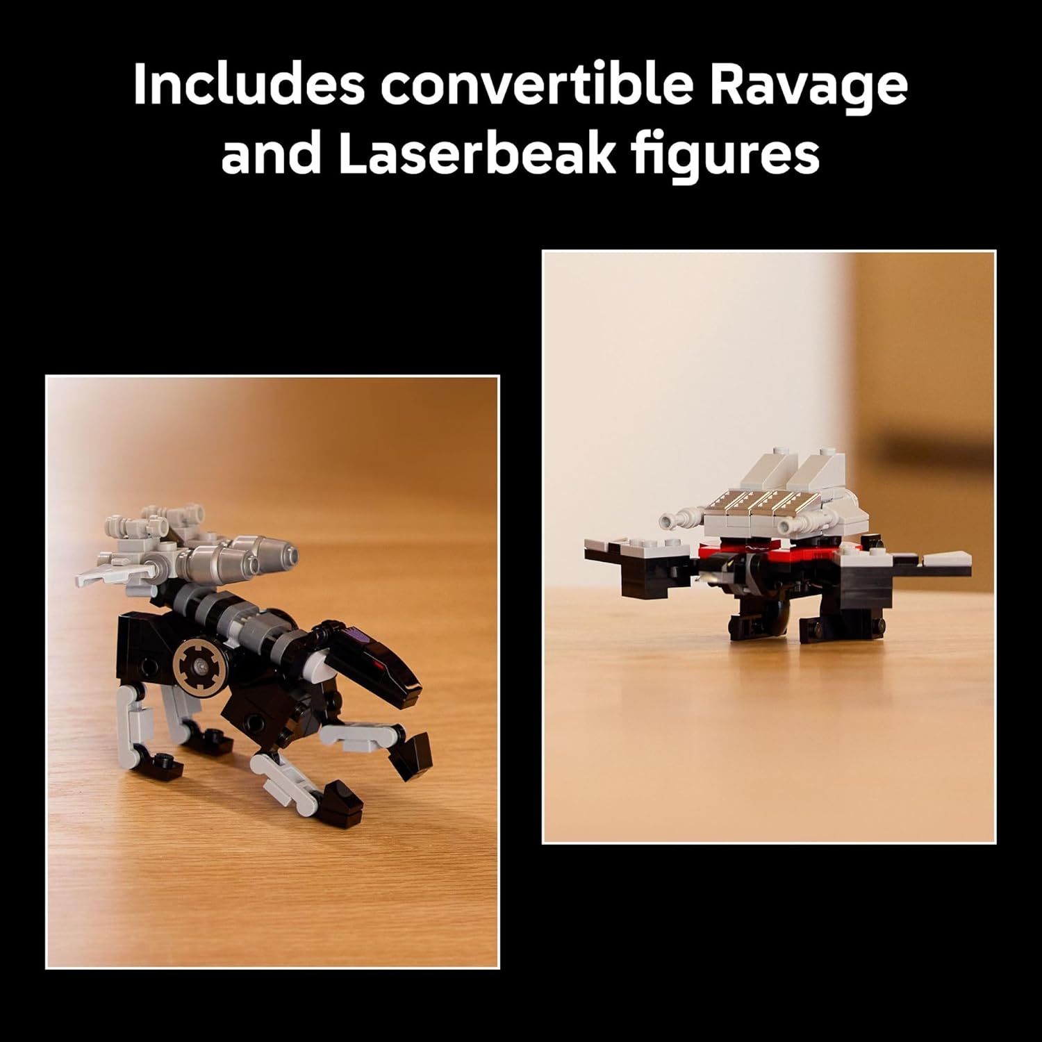 LEGO Icons Transformers: Soundwave - Building Set W/Sound Effects for Adults, 18+ - Model Kit W/Ravage & Laserbeak Figures - DIY Home Decor - Collectible Gift Idea for Sci-FI & Movie Fans - 10358