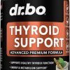 Thyroid Support for Women & Men Supplement - Natural Metabolism, Mood & Energy Enhancer with L-Tyrosine Selenium Iodine Zinc Bladderwrack Kelp & Ashwagandha Thyroid Supplement Complex Vitamin 60 Pills