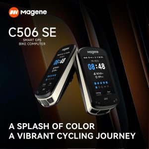 Magene C506SE - Computadora inalámbrica para bicicleta con GPS - Pantalla a color de 2.4 pulgadas, navegación de ruta, Bluetooth y WiFi, posicionamiento rápido 5s, soporta 9 dispositivos de ciclismo