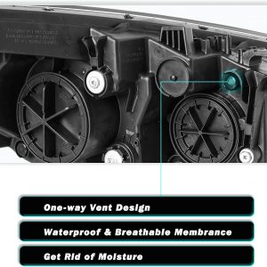 Compatible con faros delanteros Kia Forte Koup 2014 2015 2016 montaje Forte5 faro halógeno lado del pasajero y conductor