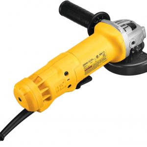 DEWALT Angle Grinder, 4.5 Inch, 11 Amp, 11,000 rpm, With Paddle Switch, Ergonomic Compact Design Grinder Tool (DWE402)