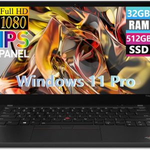 Lenovo Thinkpad T14S (G2) Business Laptop, 14" FHD (1920 x 1080), Core i7-1185G7 3.0-4.8GHz, 512GB SSD, 32GB RAM, Webcam, Windows 11 Pro (Renewed)