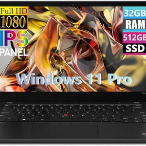Lenovo Thinkpad T14S (G2) Business Laptop, 14" FHD (1920 x 1080), Core i7-1185G7 3.0-4.8GHz, 512GB SSD, 32GB RAM, Webcam, Windows 11 Pro (Renewed)