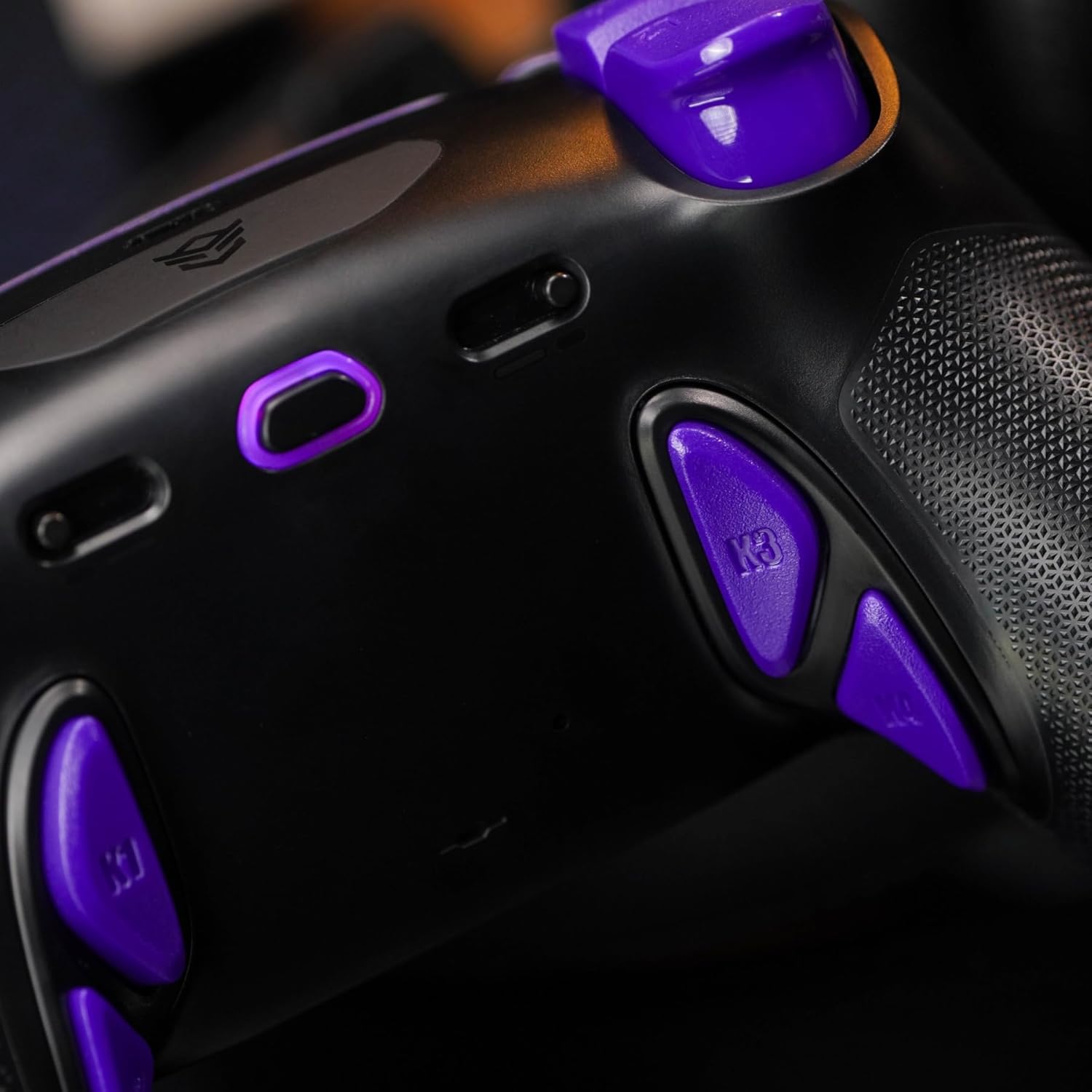 HEXGAMING PHANTOM Pro Controller with 4 Remappable Buttons, 6 Remapping Profiles, 8 Interchangeable Analog Stick, and Adjustable Triggers Compatible with ps5, PC, Mobile - Hall Effect Orochi