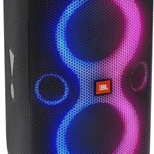 JBL PartyBox 110 - Portable Party Speaker with Built-in Lights, Powerful Sound and deep bass, Black