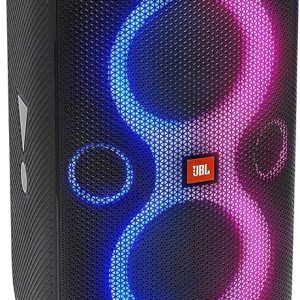 JBL PartyBox 110 - Portable Party Speaker with Built-in Lights, Powerful Sound and deep bass, Black