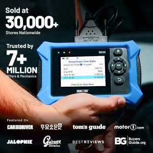 Innova SD35 OBD2 Scanner – ABS, SRS, TPMS & Check Engine Code Reader, Live Data, All System Diagnostics, Compatible with Most Vehicles