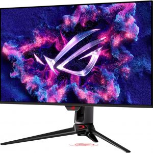 ASUS ROG Swift - Monitor OLED para juegos 4K de 32 pulgadas (PG32UCDM) - UHD (3840 x 2160), QD-OLED, 240Hz, 0.03ms, compatible con G-SYNC, disipador de calor personalizado, película de grafeno, 99%