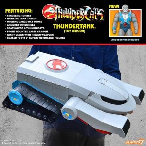 Super7 ULTIMATES! Thundercats Thundertank and Panthro (Toy Version) - 27" Thundercats Action Figure with Accessories - Classic Cartoon Collectibles and Retro Toys - Limited Edition - Amazon Exclusive