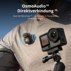 DJI Osmo Action 6 Combo mejorado, cámara de acción con sensor cuadrado de 1/1.1 ″, apertura variable de f/2.0–f/4.0, duración de batería extendida con 2 baterías, cámara de acción 8K para filmación