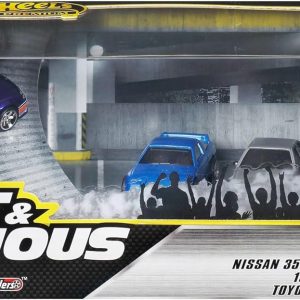 Hot Wheels Toy Cars, Premium Fast & Furious Tokyo Drift Bundle, 5 1:64 Scale Die-Cast Vehicles from The Fast Movie in Collectable Packaging