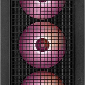 ASUS TUF Gaming GT302 ARGB ATX Mid-Tower PC Case Four 140 x 28 mm ARGB fans for high airflow and static pressure, interchangeable side panel, detachable top panel, hidden-connector motherboard support