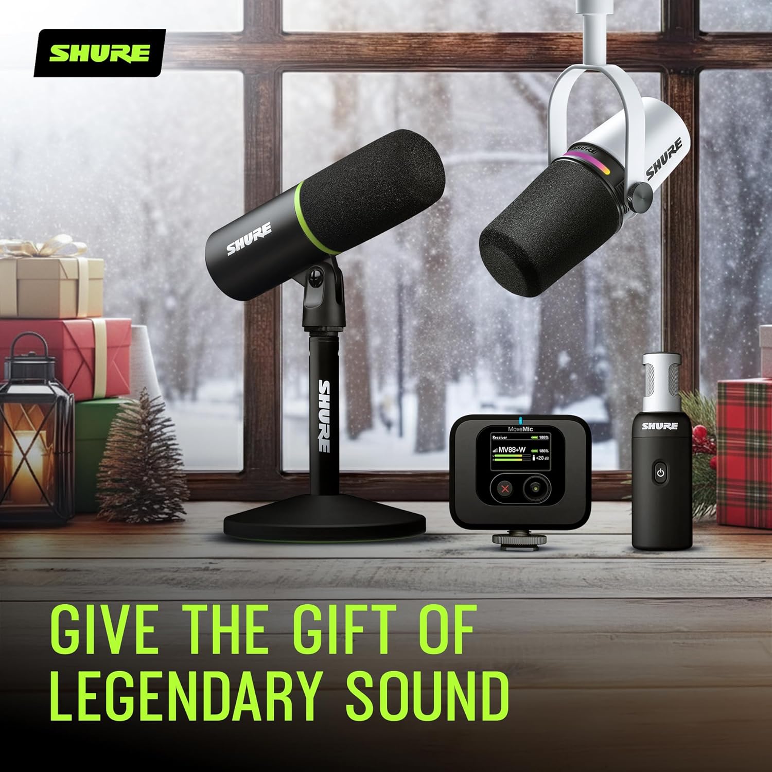 Shure BLX24/PG58 Wireless Microphone System - 14-Hour Battery Life, 300 ft Range, UHF | Includes PG58 Handheld Vocal Mic, Single Channel Receiver | H11 Band (BLX24/PG58-H11)
