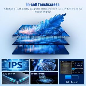 [4G+64G] Android 15 Car Radio for Kia Sportage 2010-2016 with Wireless Carplay/Android Auto, 9 Inch HD Touchscreen Car Stereo with GPS WiFi Bluetooth FM/RDS EQ SWC Backup Camera MIC