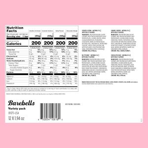Barebells Protein Bars Variety Pack - 12 Count, 1.9oz Bars - Protein Snacks with 20g of High Protein - Chocolate Protein Bar with 1g of Total Sugars - Perfect on The Go Protein Snack & Breakfast Bars