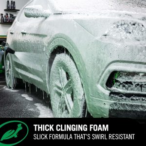 Turtle Wax Hybrid Solutions Pure Wash, pH Neutral Extreme Foaming Car Wash Soap, Bucket or Foam Cannon Application, Won't Strip Waxes or Coatings, Clay Bar Lubricant, Spot-Free Clean, 64 fl oz