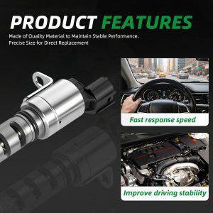 Variable Valve Timing VVT Solenoid, 2pcs Camshaft & Crankshaft Position Sensor, for Toyota Avalon Camry Corolla Matrix Prius RAV4 Sienna Venza 09-13,for Lexus CT200h ES300h 11-13