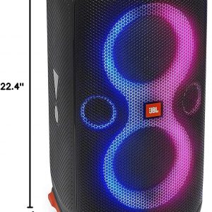 JBL PartyBox 110 - Portable Party Speaker with Built-in Lights, Powerful Sound and deep bass, Black