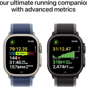 Apple Watch Ultra 3 [GPS + Cellular 49mm] Running & Multisport Smartwatch w/Rugged Titanium Case w/Natural Titanium Milanese Loop - L. Satellite Communications, Advanced Health & Fitness Tracking