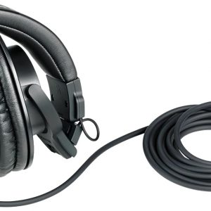 Audio-Technica ATH-M30x Auriculares profesionales para monitor de estudio, color negro