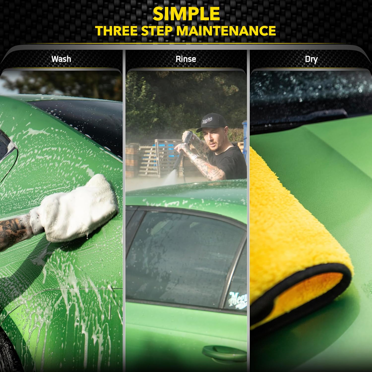 Meguiar's Gold Class - Espuma para lavado de autos para limpieza de autos, contenedor de 64 onzas (paquete de 2)