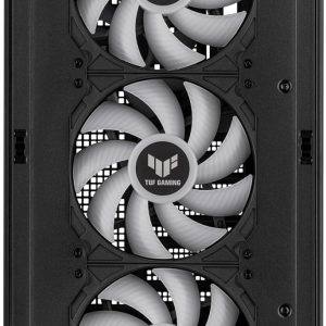 ASUS TUF Gaming GT302 ARGB ATX Mid-Tower PC Case Four 140 x 28 mm ARGB fans for high airflow and static pressure, interchangeable side panel, detachable top panel, hidden-connector motherboard support