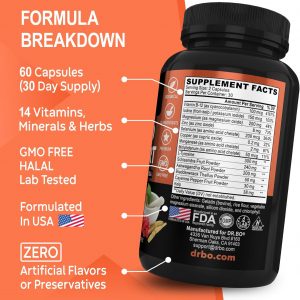 Thyroid Support for Women & Men Supplement - Natural Metabolism, Mood & Energy Enhancer with L-Tyrosine Selenium Iodine Zinc Bladderwrack Kelp & Ashwagandha Thyroid Supplement Complex Vitamin 60 Pills