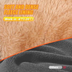 ihuan Guantes de invierno impermeables para hombre y mujer, guantes cálidos para nieve, ciclismo, clima frío, conducción, ciclismo, carrera