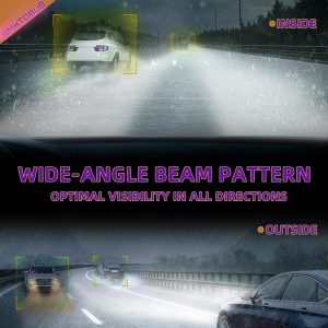 For 2009-2016 Toyota Corolla light Bulbs, 9005 High Beam 9006 Low Beam H11 Fog Light License Plate Lights Combo, 8PCS