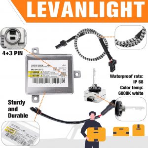 8K0941597C Xenon Headlight Ballast Control Unit Module Compatible for Audi A3 A4 A5 A6 A7 A8 Q5 Q7 S4-S8,for VW CC Eos Jetta Touareg,for Chrysler 300.with Igniter and D3S Bulb