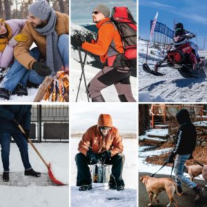 ihuan Guantes de invierno impermeables para hombre y mujer, guantes cálidos para nieve, ciclismo, clima frío, conducción, ciclismo, carrera