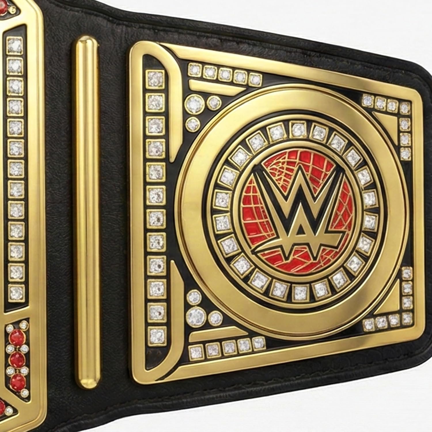 Undisputed Championship Title Belt Replica, World Heavyweight Wrestling Championship Title Belt - Adult Size - 5mm - 4.5lbs - 52 Inches Length